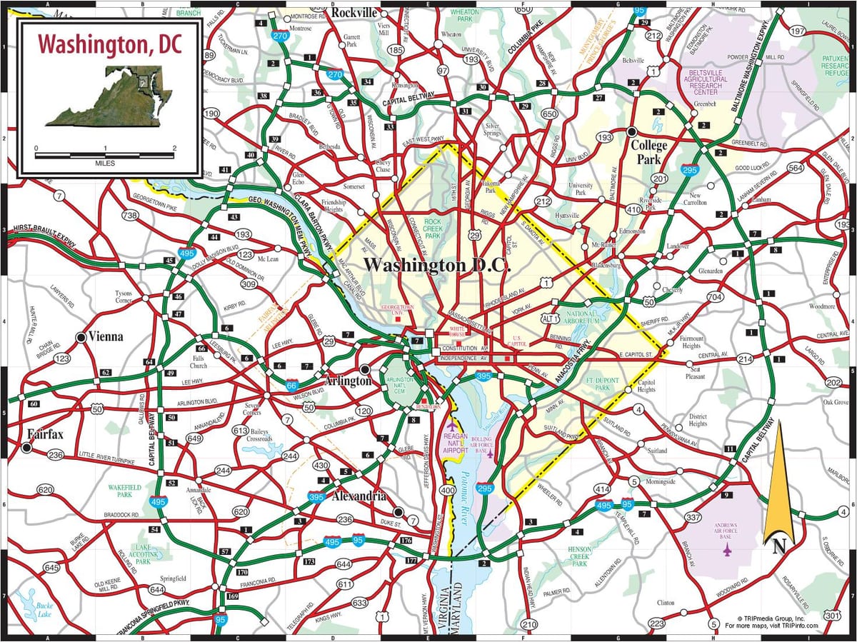 Vaşinqton, Dc metro Küçəsi verilməsini kartı