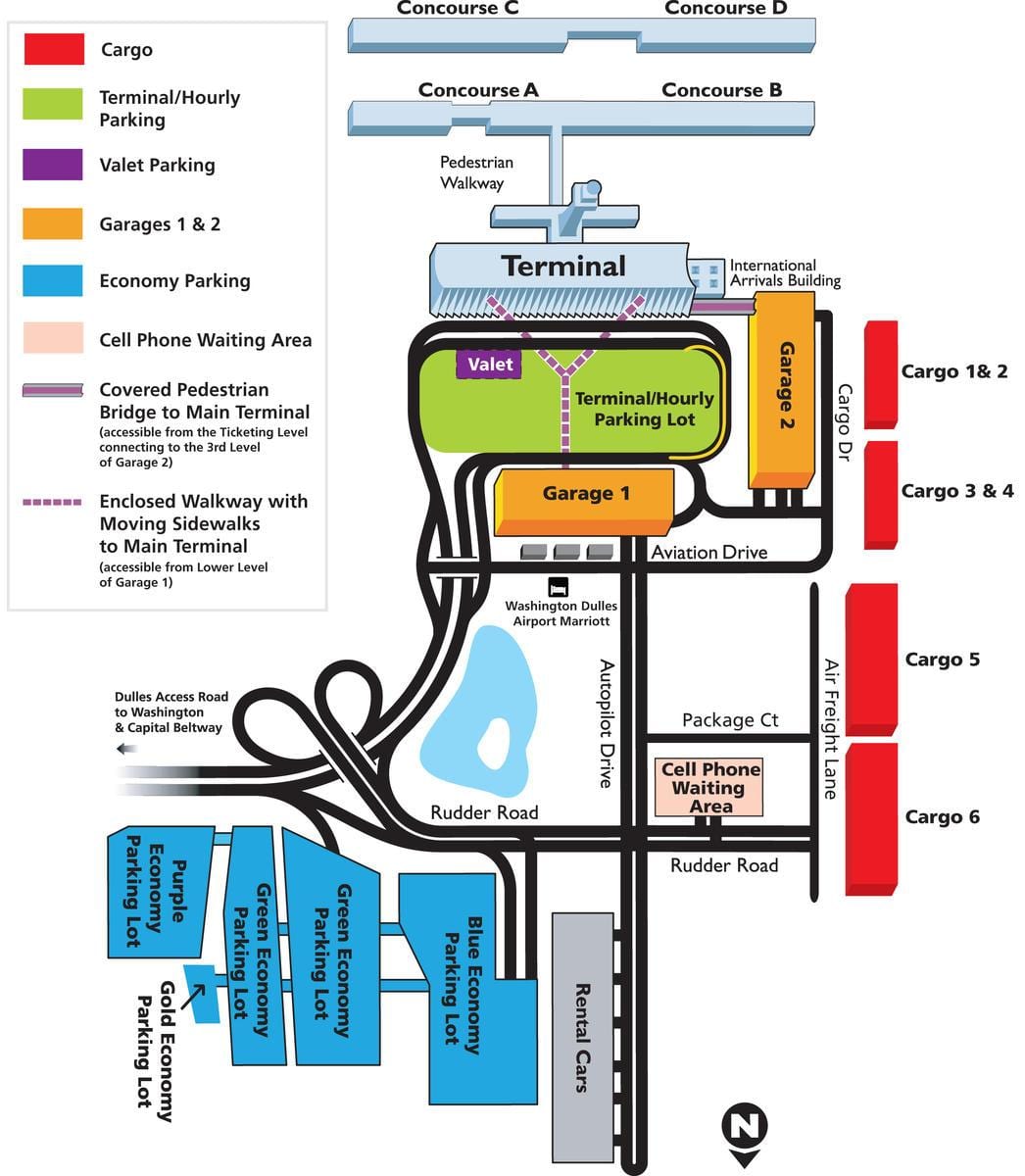 kart rayonunun Aeroport Даллес 