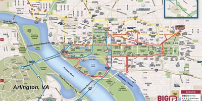 Böyük şin DC xəritə
