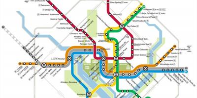 Metro DC xəritə 2015