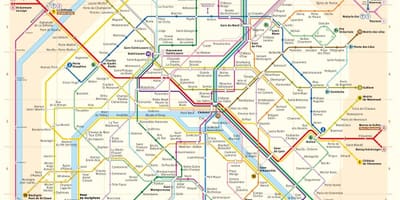 Vaşinqton Dc metro xəritəsi ilə küçələri