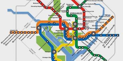 Metro DC scheduler xəritə 