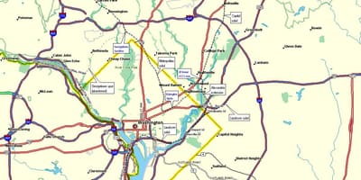 Рельсе DC xəritə