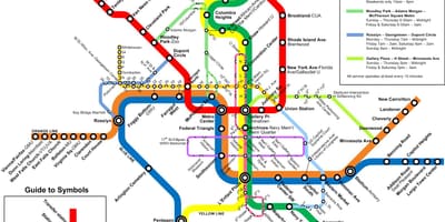 Vaşinqtonun metro, avtobus kartları