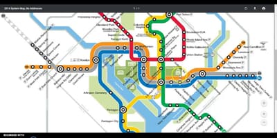 Metro DC gediş haqqı kartı 