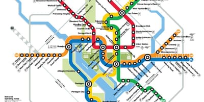 Kart wmata xəritə dc